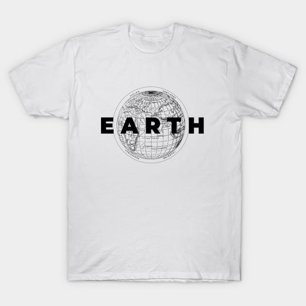 The Earth T-Shirt by Mon, Symphony of Consciousness.